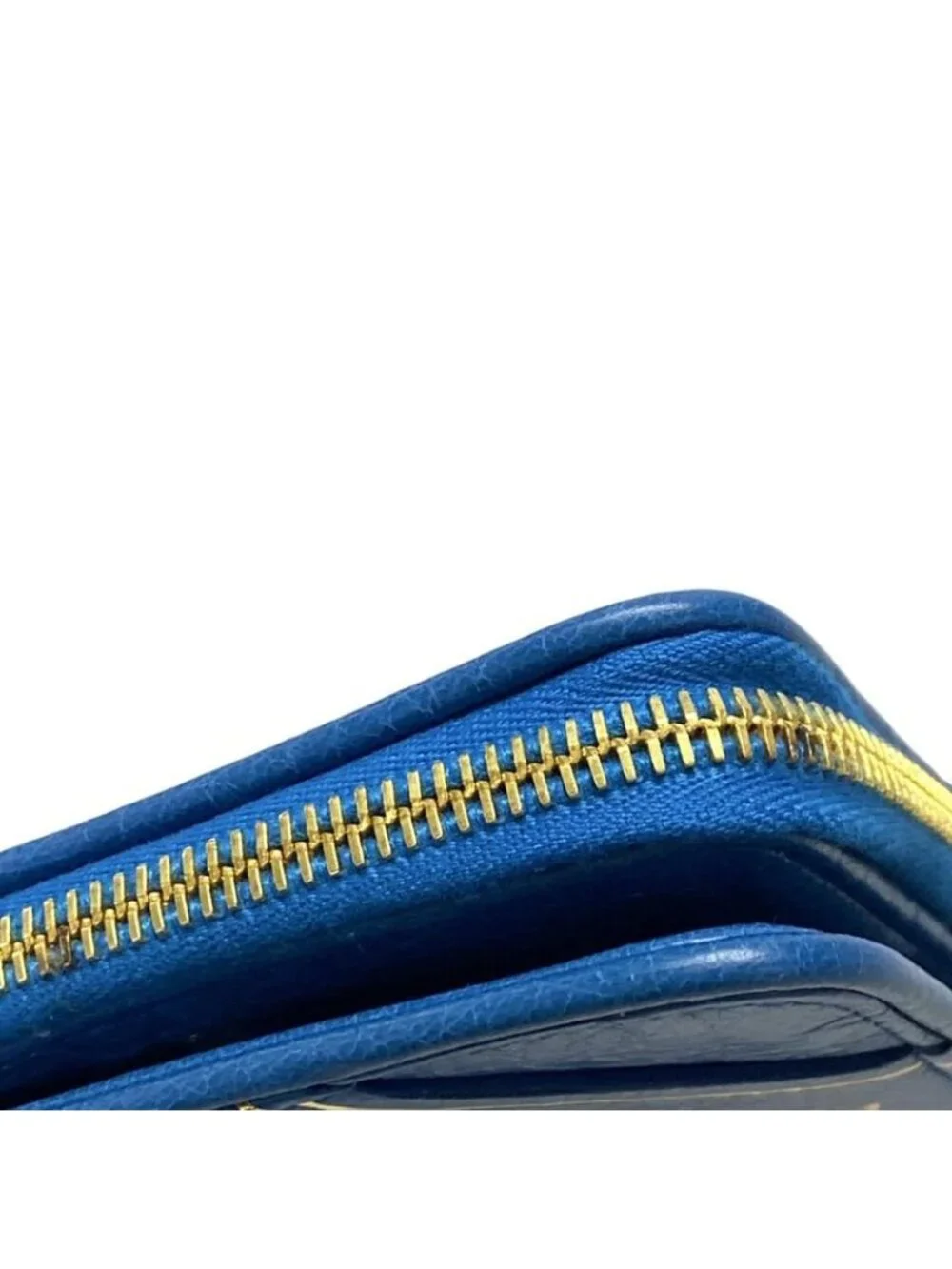 ★SOLD★ Balenciaga Bifold Wallet Billfold Blue Zip Around Leather - Picture 6 of 7